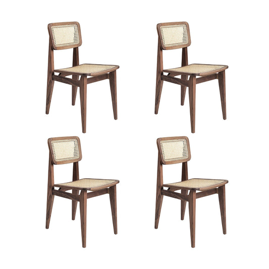 C-Chair All French Cane Stuhl 4er Set