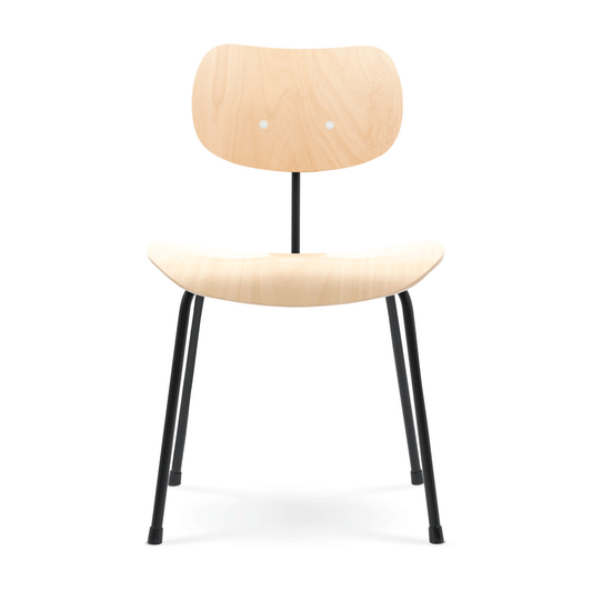 Eiermann Stuhl SE 68 Gestell Schwarz Schwarz