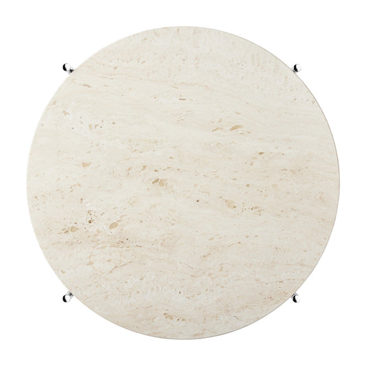 TS Couchtisch Ø 55cm Weiß