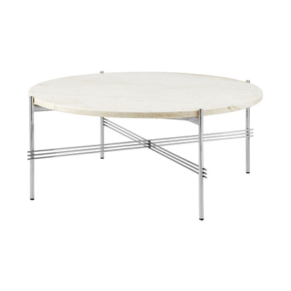 TS Couchtisch Ø 80cm Weiß