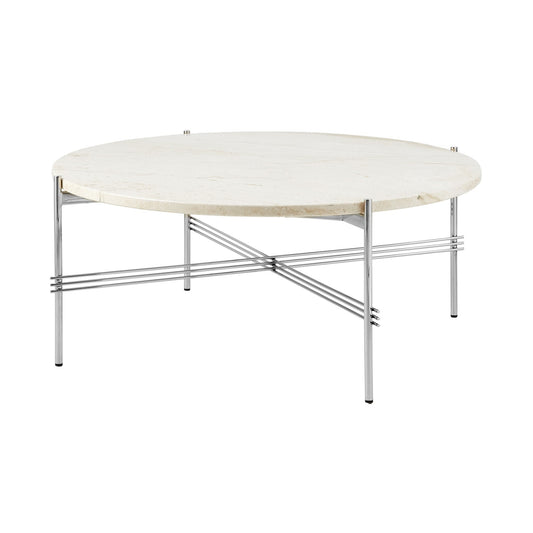 TS Couchtisch Ø 80cm Weiß
