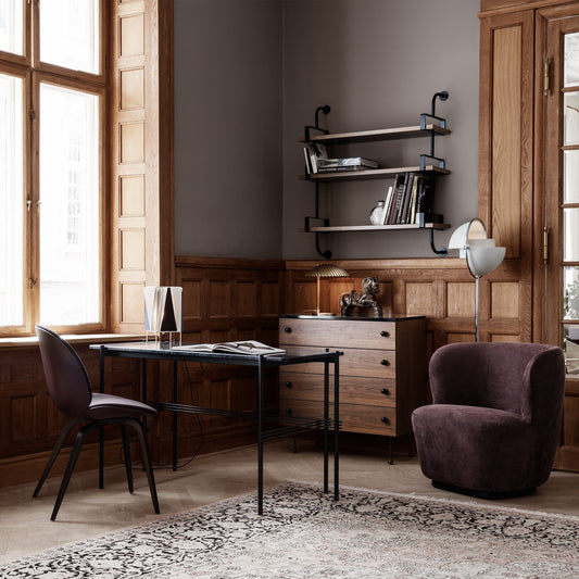 TS Schreibtisch 120x60cm Schwarz