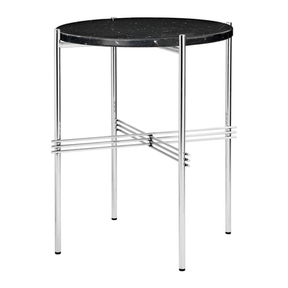 TS Beistelltisch Marmor Ø40cm Schwarz