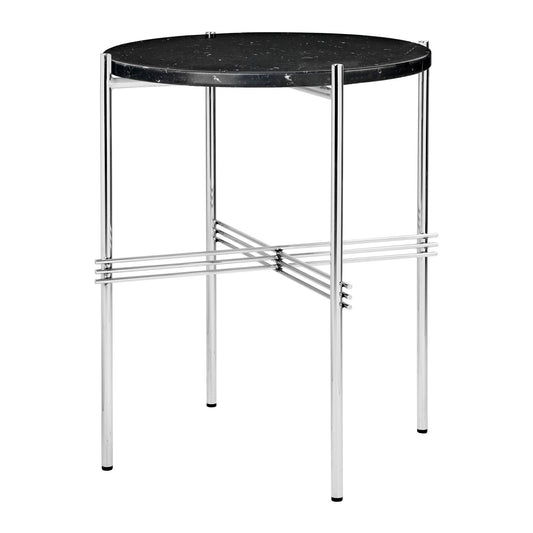 TS Beistelltisch Marmor Ø40cm Schwarz