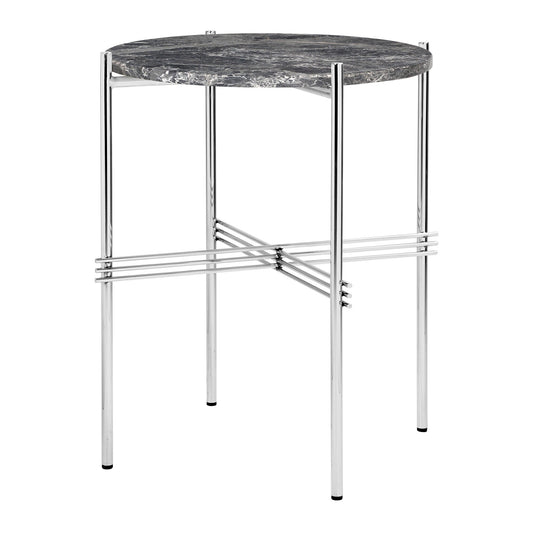 TS Beistelltisch Marmor Ø40cm Schwarz
