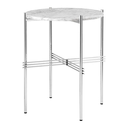 TS Beistelltisch Marmor Ø40cm Schwarz