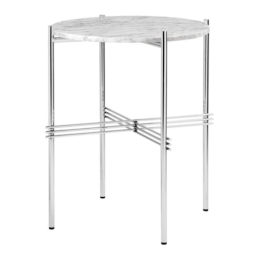 TS Beistelltisch Marmor Ø40cm Schwarz