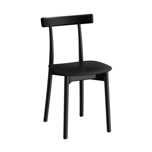 Skinny Wooden Stuhl Schwarz