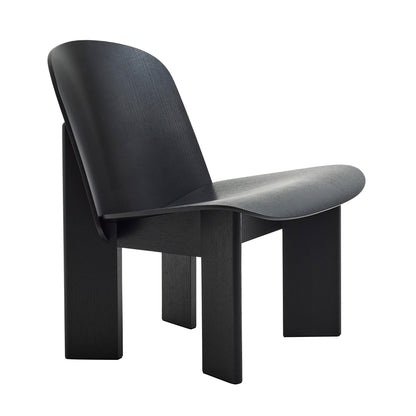 Chisel Lounge Stuhl Schwarz