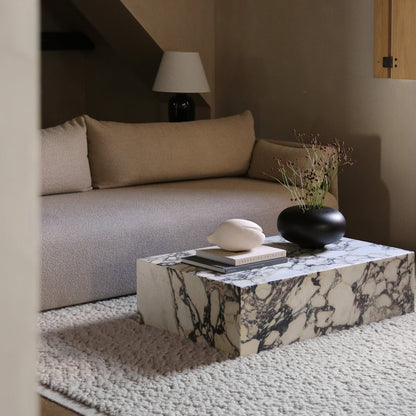 Plinth Low Beistelltisch Weiß