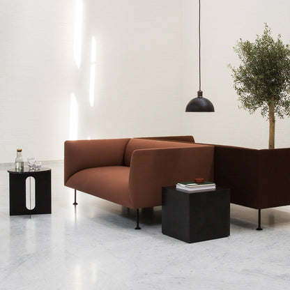 Plinth Cubic Beistelltisch Schwarz