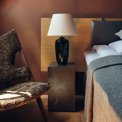 Plinth Tall Beistelltisch Schwarz