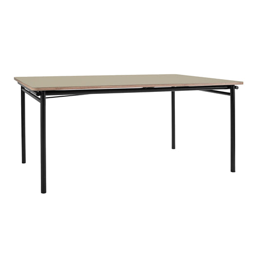 Taffel Esstisch ausziehbar 150x90x74cm Schwarz