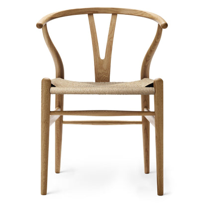 CH24 Wishbone Chair Gestell Eiche Schwarz