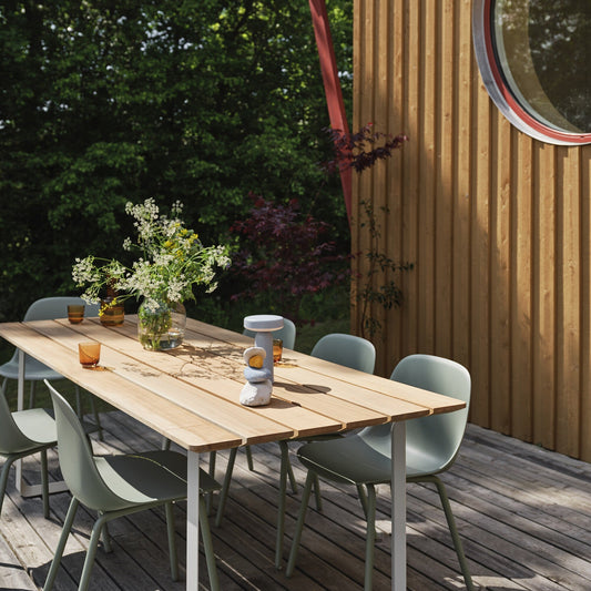 70/70 Gartenesstisch L 225cm Natur