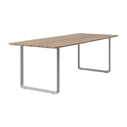 70/70 Gartenesstisch L 225cm Natur