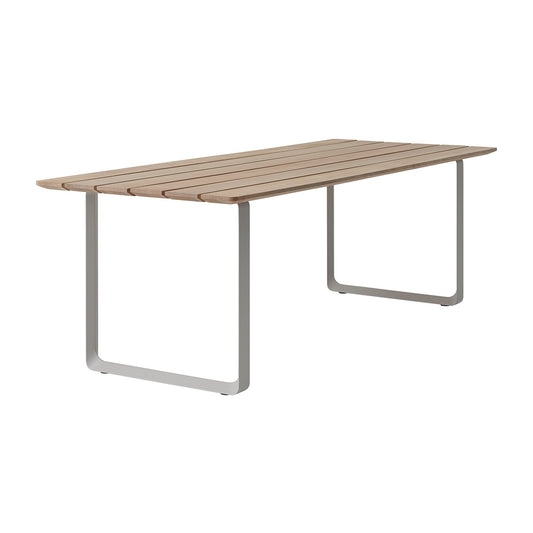 70/70 Gartenesstisch L 225cm Natur