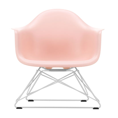 Eames Plastic Armchair LAR RE Gestell weiß Schwarz