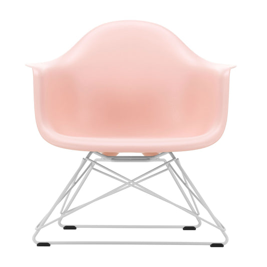 Eames Plastic Armchair LAR RE Gestell weiß Schwarz