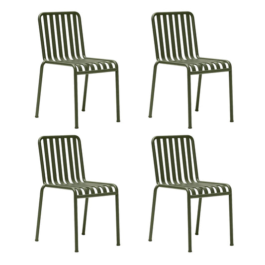 Palissade Gartenstuhl 4er Set Anthrazit