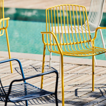 Mori Gartenarmlehnstuhl Schwarz