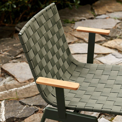 Ville AV34 Garten Armlehnstuhl Bronze green