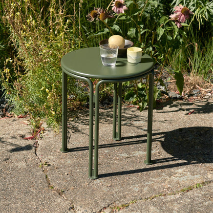 Thorvald SC102 Garten Beistelltisch Weiß