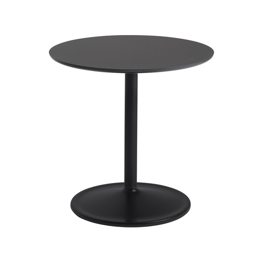 Soft Beistelltisch H 48cm Ø 48cm Schwarz