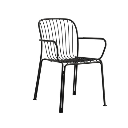 Thorvald SC95 Gartenarmlehnstuhl Warm black