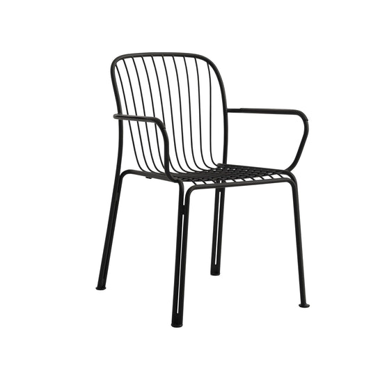 Thorvald SC95 Gartenarmlehnstuhl Warm black