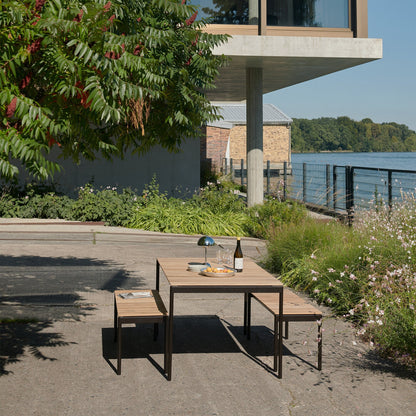 Ville AV25 Gartentisch S Bronze green