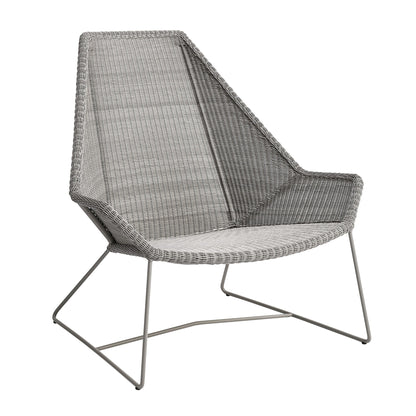 Breeze Gartensessel hoher Rücken Schwarz