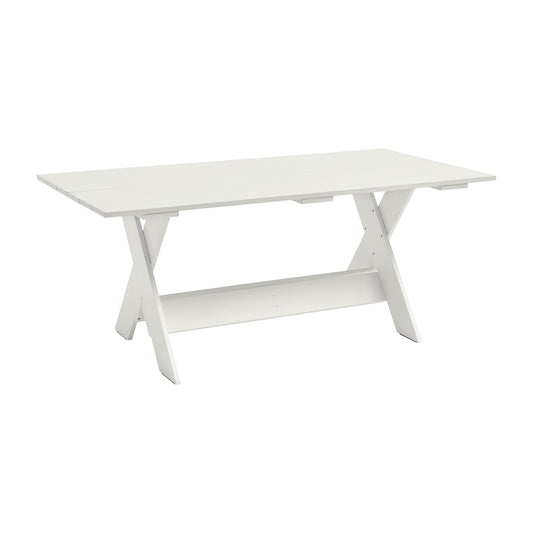 Crate Gartenesstisch 180cm Weiß