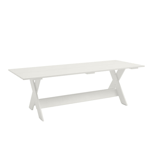 Crate Gartenesstisch 230cm Weiß
