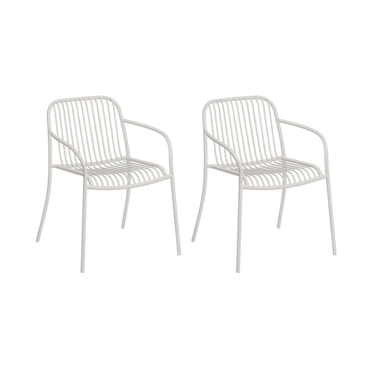Yua Wire Outdoor Armlehnstuhl 2er Set