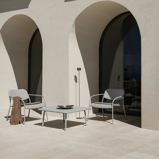 Yua Outdoor Loungesessel 2er Set Weiß