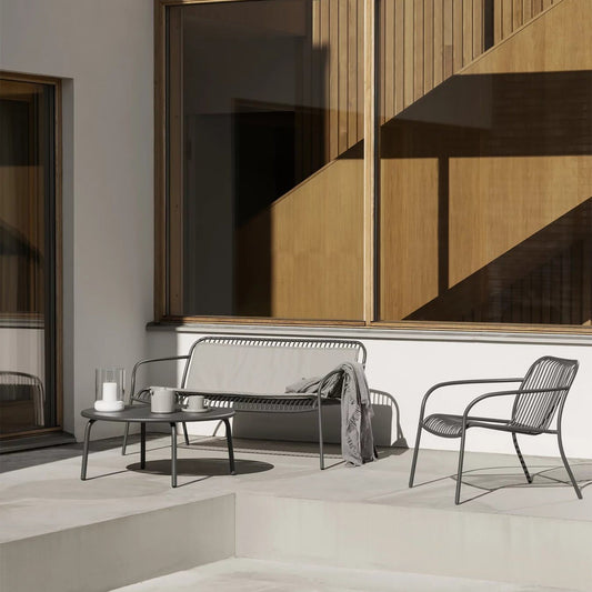 Yua Wire Outdoor Loungesofa Weiß