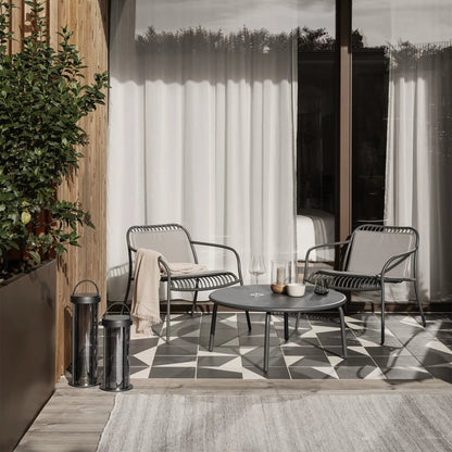 Yua Outdoor Loungetisch Ø 80cm Natur