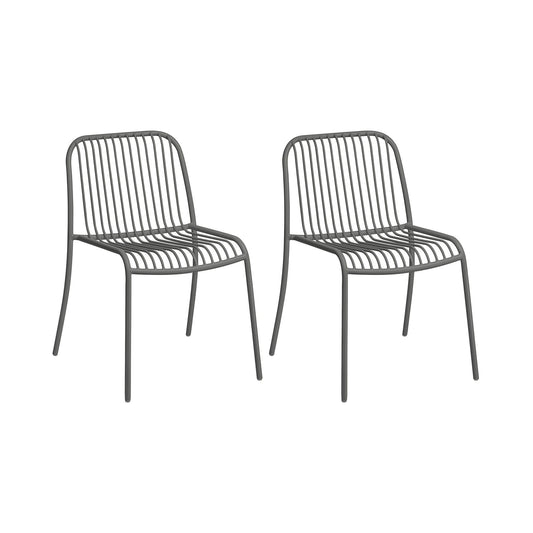 Yua Wire Outdoor Stuhl 2er Set