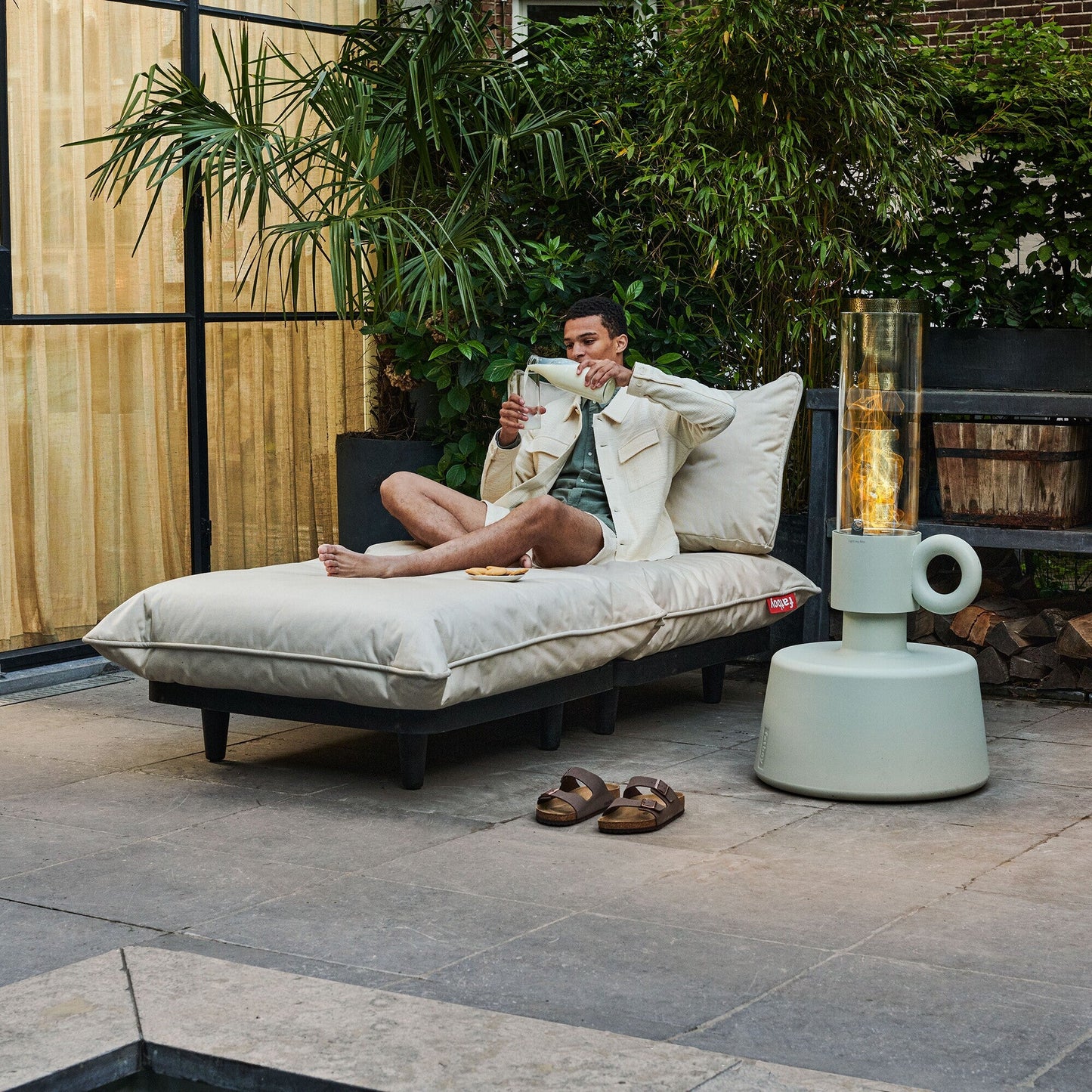 Paletti Outdoor Daybed Weiß