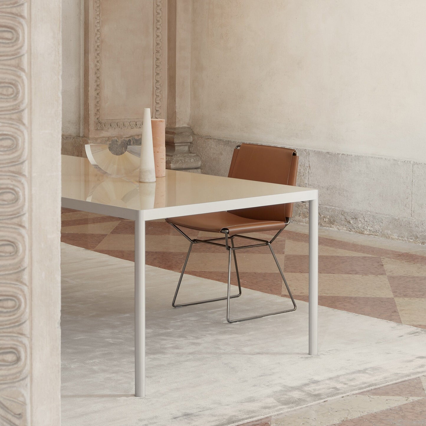 Neil Stuhl Leder Schwarz