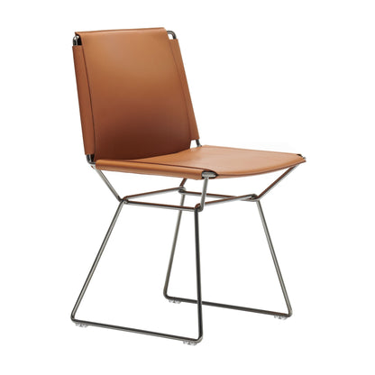 Neil Stuhl Leder Schwarz