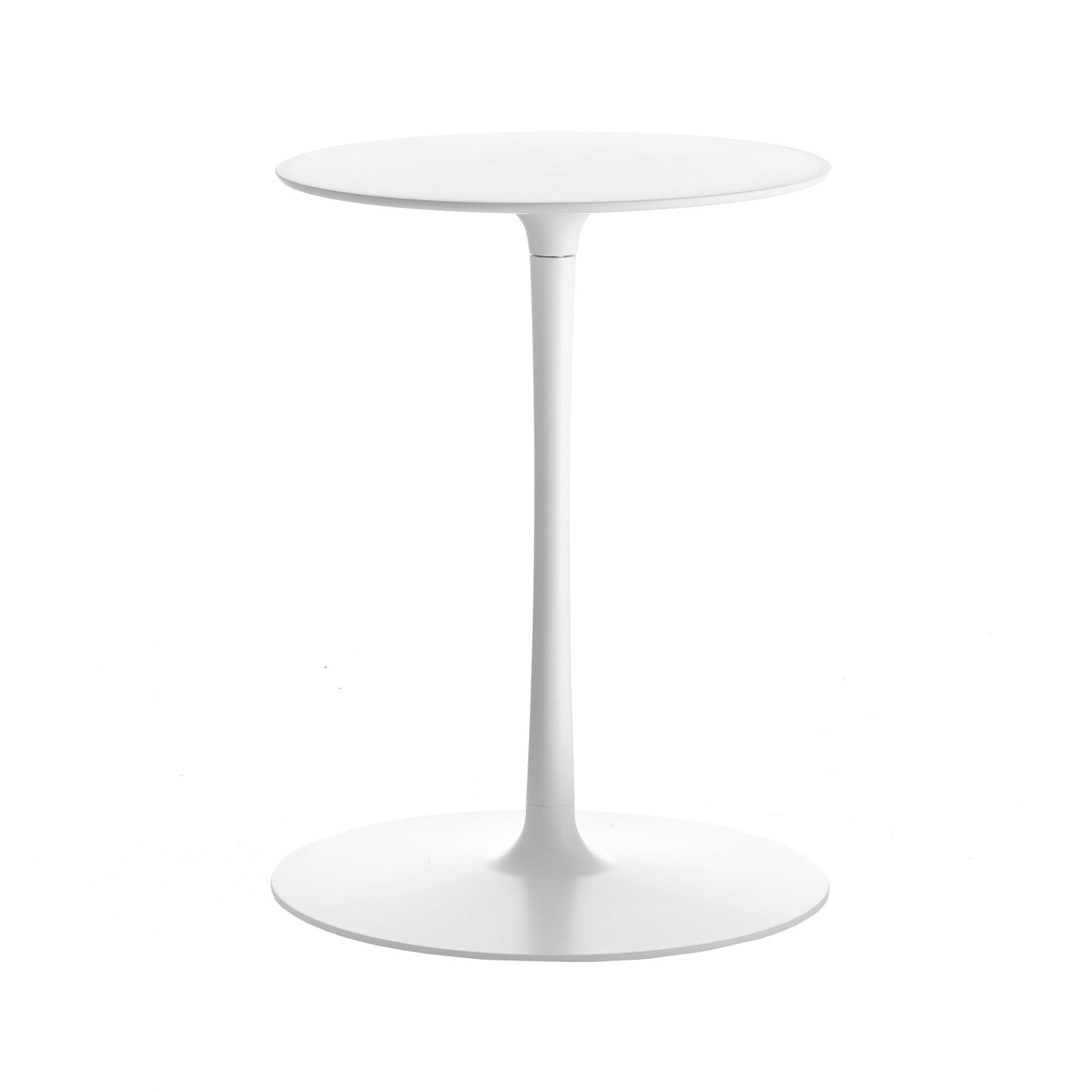 Flow Beistelltisch Ø44cm/H 57cm Weiß