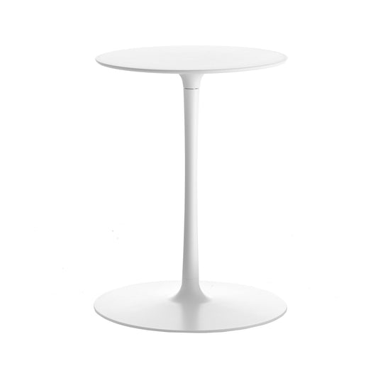 Flow Beistelltisch Ø44cm/H 57cm Weiß