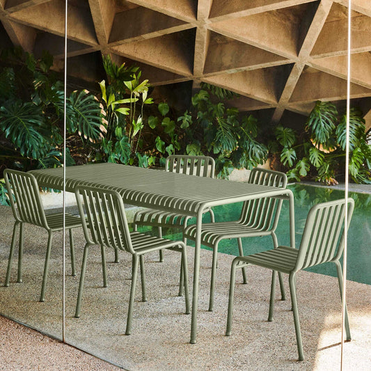 Special Edition Palissade Gartentisch 170x90cm Weiß