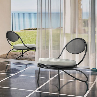 Copacabana Outdoor Lounge Stuhl Schwarz