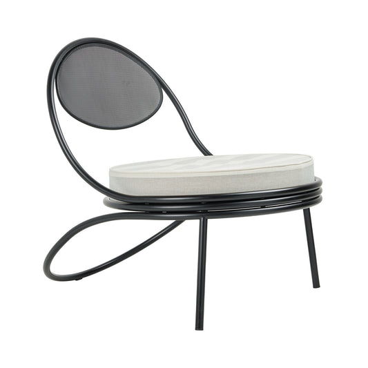 Copacabana Outdoor Lounge Stuhl Schwarz