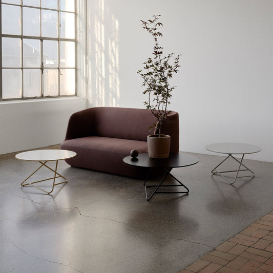 Tribeca Beistelltisch Ø90cm Weiß