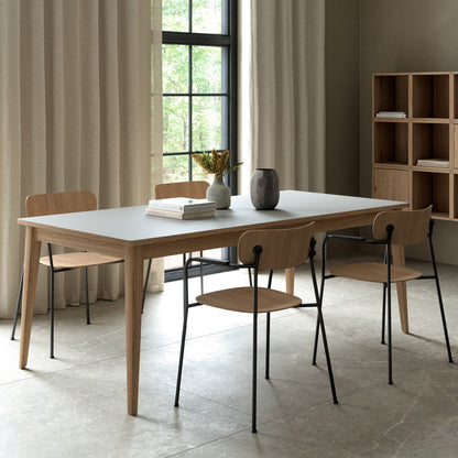 T11 Esstisch 220x95cm Weiß