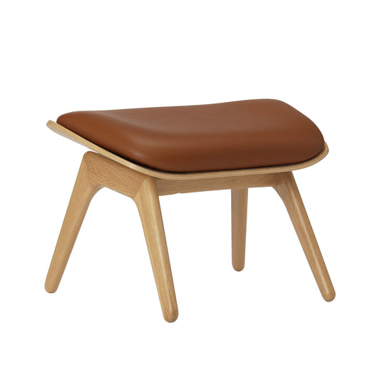 The Reader Ottoman Leder Schwarz